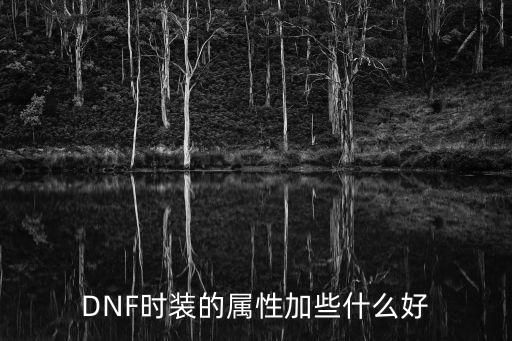 DNF时装的属性加些什么好