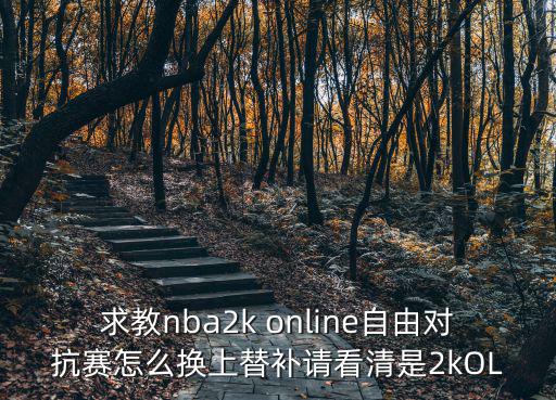 nba2k22手游怎么设置替补，求教nba2k online自由对抗赛怎么换上替补请看清是2kOL