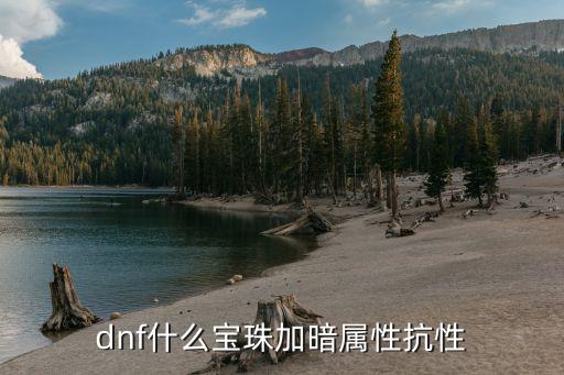 dnf什么宝珠加暗属性抗性