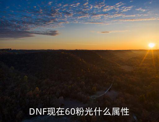 dnf60粉光什么属性，DNF60粉光叫什么属性咋样