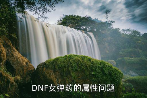 DNF女弹药的属性问题