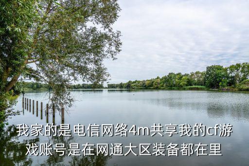 我家的是电信网络4m共享我的cf游戏账号是在网通大区装备都在里