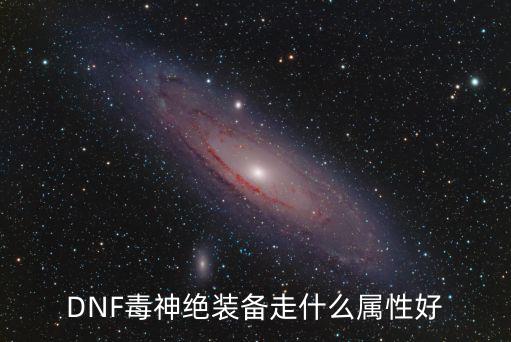 DNF毒神绝装备走什么属性好