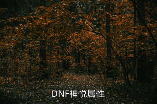 DNF神悦属性