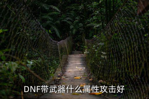 DNF带武器什么属性攻击好