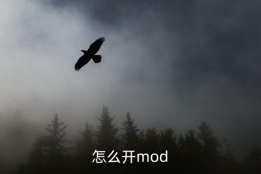 怎么开mod