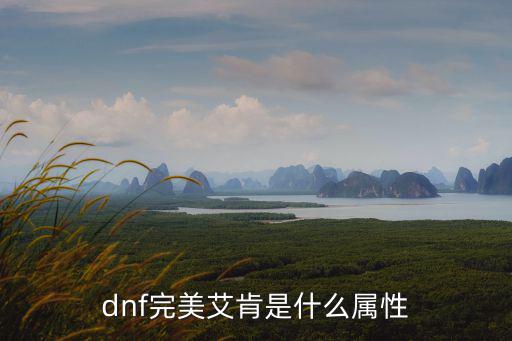 dnf完美艾肯是什么属性