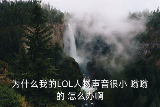 为什么我的LOL人物声音很小 嗡嗡的 怎么办啊