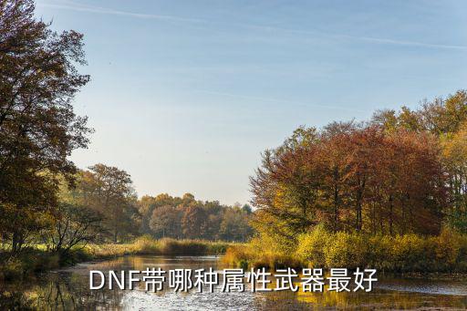 DNF带哪种属性武器最好