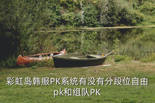 彩虹岛韩服PK系统有没有分段位自由pk和组队PK