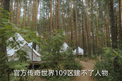 官方传奇世界109区建不了人物