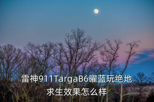 雷神911TargaB6曜蓝玩绝地求生效果怎么样