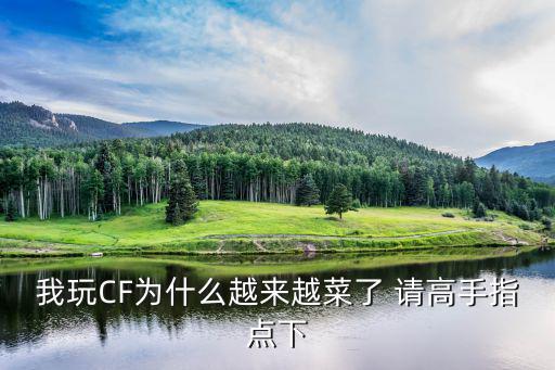 我玩CF为什么越来越菜了 请高手指点下