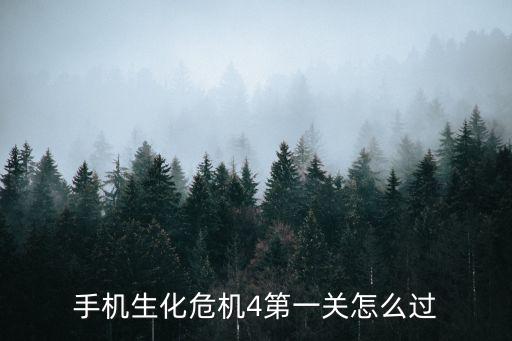 手机生化危机4第一关怎么过