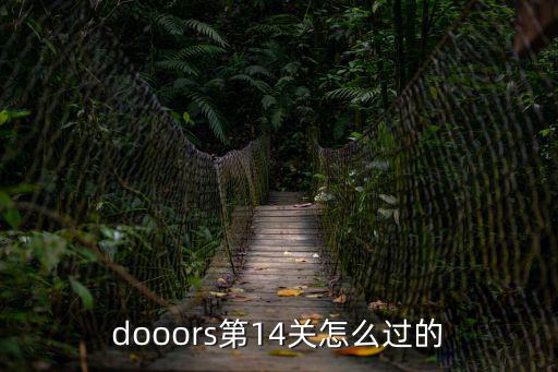 dooors第14关怎么过的