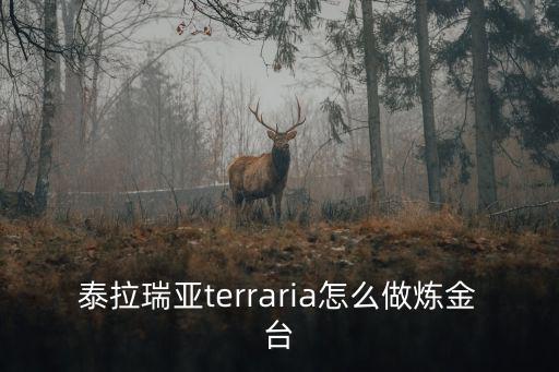 泰拉瑞亚terraria怎么做炼金台