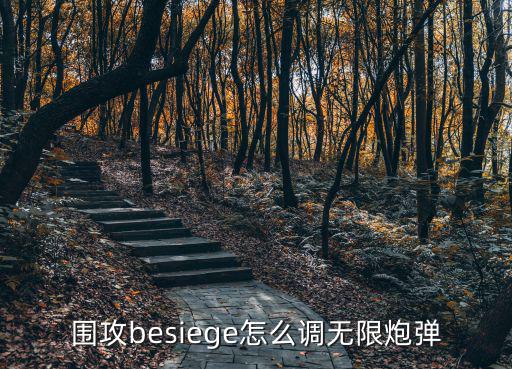 围攻besiege怎么调无限炮弹