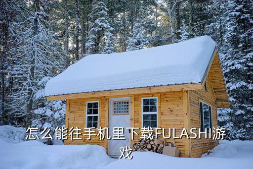 怎么能往手机里下载FULASHI游戏