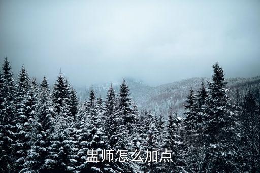 盅师怎么加点