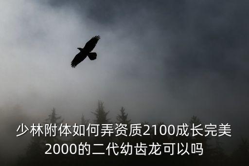 少林附体如何弄资质2100成长完美2000的二代幼齿龙可以吗