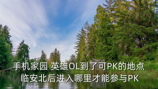 手机家园 英雄OL到了可PK的地点 临安北后进入哪里才能参与PK