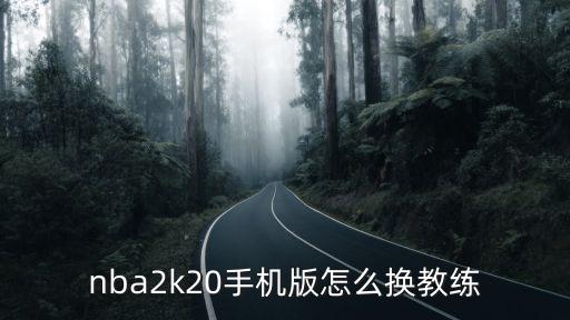 nba2k20手机版怎么换教练