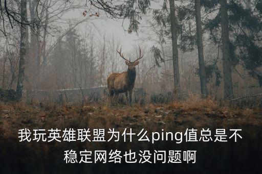 我玩英雄联盟为什么ping值总是不稳定网络也没问题啊