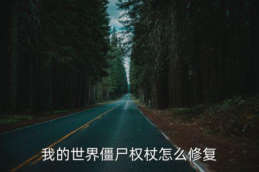 手游我的世界僵尸权杖怎么充能，我的世界僵尸权杖怎么修复