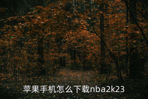 好玩的nba手游苹果怎么下载，苹果手机怎么下载nba2k23