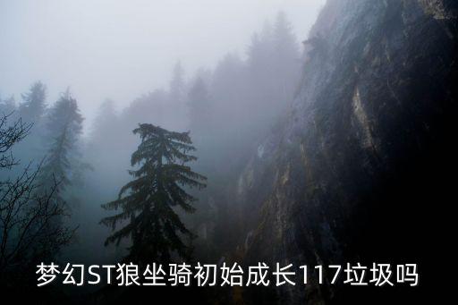 梦幻ST狼坐骑初始成长117垃圾吗