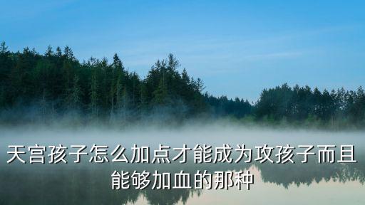 天宫孩子怎么加点才能成为攻孩子而且能够加血的那种