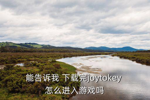 能告诉我 下载完joytokey 怎么进入游戏吗