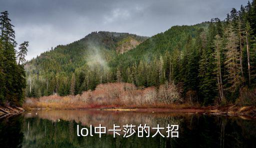 lol中卡莎的大招