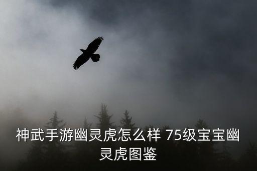 神武手游幽灵虎怎么样 75级宝宝幽灵虎图鉴