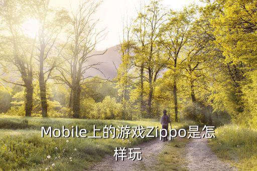 Mobile上的游戏Zippo是怎样玩