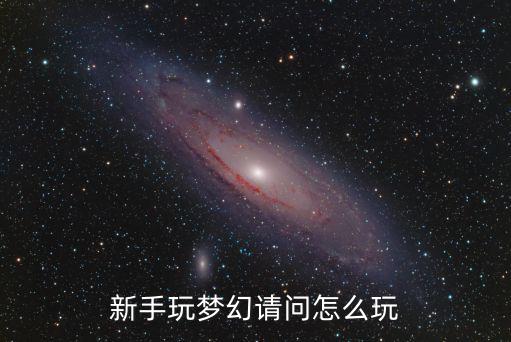 新手玩梦幻请问怎么玩