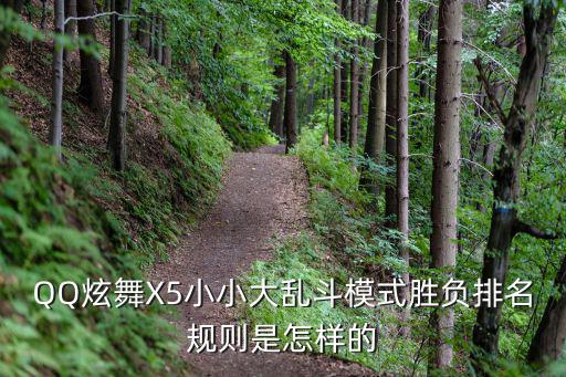 QQ炫舞X5小小大乱斗模式胜负排名规则是怎样的