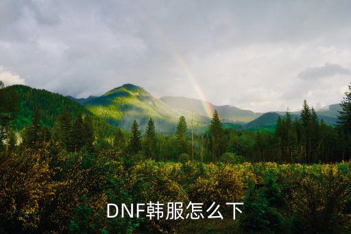 谷歌怎么下载dnf手游韩服，DNF韩服怎么下