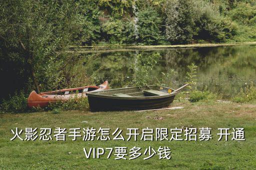 火影忍者手游怎么开启限定招募 开通VIP7要多少钱