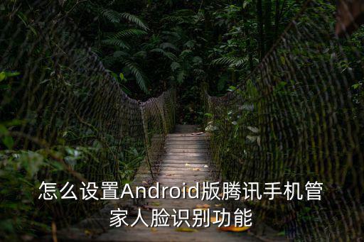 怎么设置Android版腾讯手机管家人脸识别功能