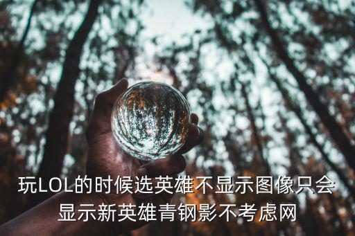 玩LOL的时候选英雄不显示图像只会显示新英雄青钢影不考虑网