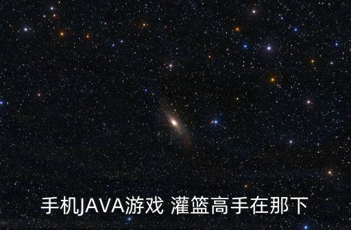 手机JAVA游戏 灌篮高手在那下