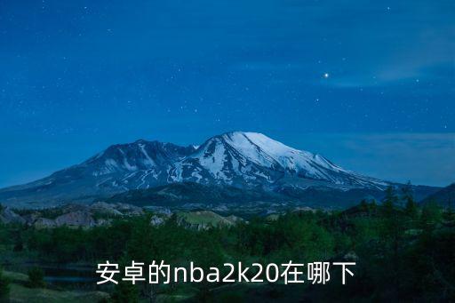 安卓的nba2k20在哪下