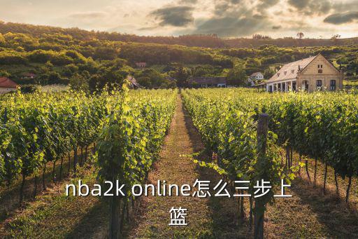 nba2k online怎么三步上篮