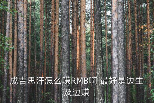 成吉思汗怎么赚RMB啊 最好是边生及边赚