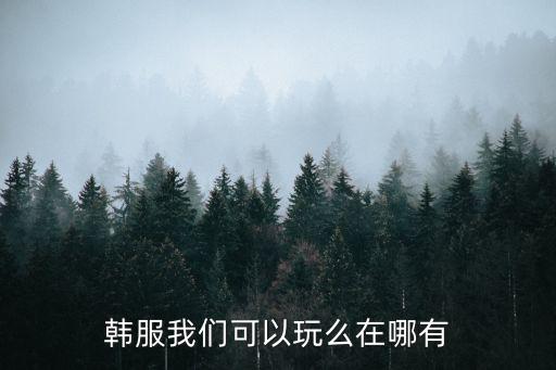 韩服我们可以玩么在哪有