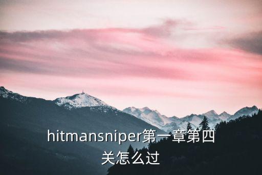 hitmansniper第一章第四关怎么过