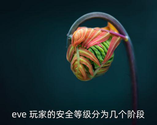 eve 玩家的安全等级分为几个阶段