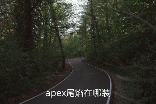 apex尾焰在哪装