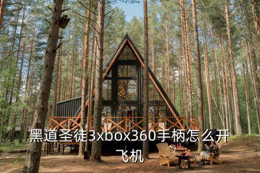 黑道圣徒3xbox360手柄怎么开飞机